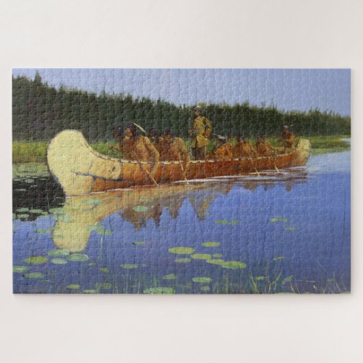 ラディソンとグロセイリアーズフレデリックRemington 1905 ジグソーパズル (横)