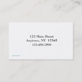 ラディッシュの名刺 名刺 (裏面)