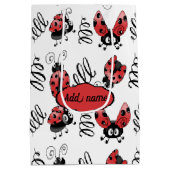 ラディバお洒落グ及び渦巻き中抱き枕 ミディアムペーパーバッグ (裏面)