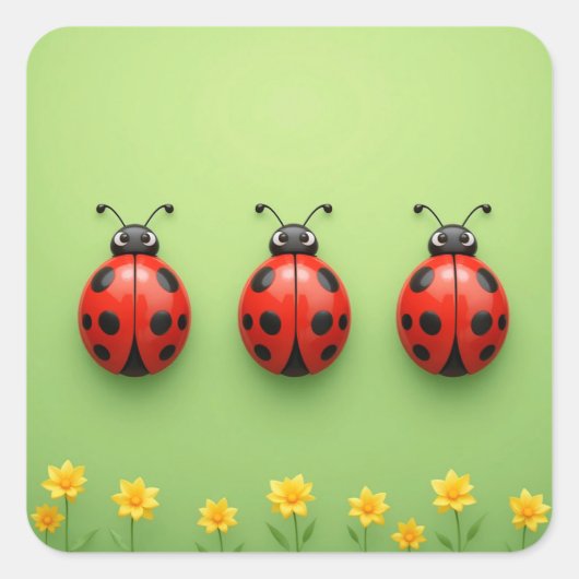 ラディバカラフルグ3 スクエアシール (正面)