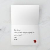 ラディバグありがとうございましたノートカード サンキューカード (内部)