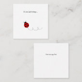 ラディバグありがとうノートカード ノートカード (正面/裏面)