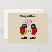 ラディバグが恋に手を結ぶ ポストカード (正面/裏面)