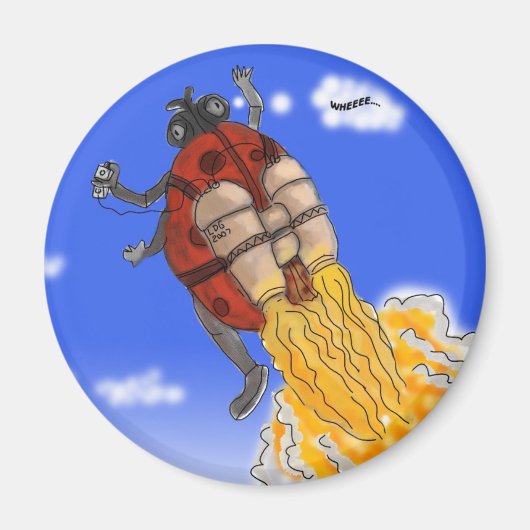 ラディバグが磁石を取り外す マグネット (正面)