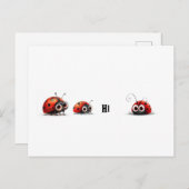 ラディバグことわざこんにちは ポストカード (正面/裏面)