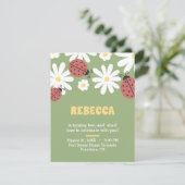 ラディバグとデイジーのフローラフェミニン誕生日の招待 (スタンド正面)