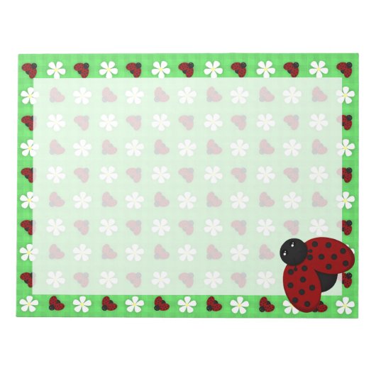 ラディバグとデイジー ノートパッド (正面)