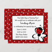 ラディバグとデイジー 招待状 (正面/裏面)