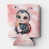 ラディバグとバタフライガールベビーシャワー 缶クーラー (裏面)