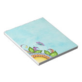 ラディバグとバタフライドードルの花 ノートパッド (アングル)