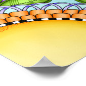 ラディバグとバタフライドードルの花 ポスター (角)