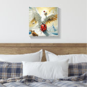 ラディバグとホワイトイーグル：自然物語 キャンバスプリント (インサイチュ (寝室))