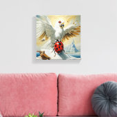 ラディバグとホワイトイーグル：自然物語 キャンバスプリント (インサイチュ (リビング))