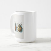 ラディバグのカップル水絵を描色の昆虫アート コーヒーマグカップ (正面左)