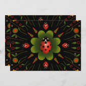 ラディバグのクリスマスカード シーズンカード (正面/裏面)