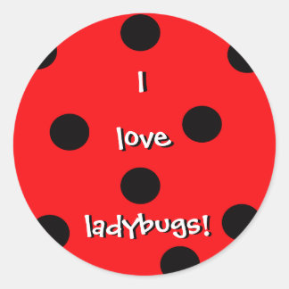 ラディバグのステッカーが大好き ラウンドシール