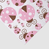 ラディバグのパターン，かわいいラディバグ，ピンクのラディバグ 薄葉紙 (詳細)