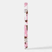 ラディバグのパターン,かわいいラディバグ,ピンクのラディバグ iPhoneケース (右側面)