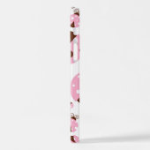 ラディバグのパターン,かわいいラディバグ,ピンクのラディバグ iPhoneケース (左側面)