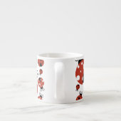 ラディバグのパターン,かわいいラディバグ,赤いラディバグ エスプレッソカップ (裏面)