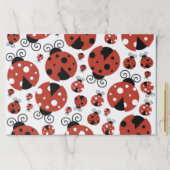 ラディバグのパターン,かわいいラディバグ,赤いラディバグ ペーパーパッド (インサイチュ)
