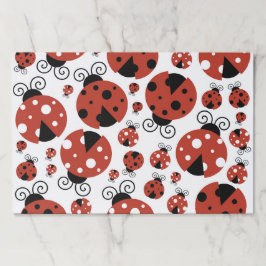 ラディバグのパターン，かわいいラディバグ，赤いラディバグ ペーパーパッド