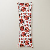 ラディバグのパターン，かわいいラディバグ，赤いラディバグ ボディピロー (正面縦)