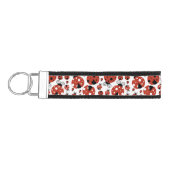 ラディバグのパターン,かわいいラディバグ,赤いラディバグ リストバンドキーホルダー (鍵左)