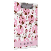 ラディバグのパターン,ピンクのラディバグ,あなたの名前 クリップボード (右)