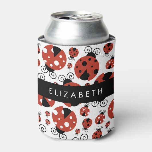 ラディバグのパターン,赤いラディバグ,あなたの名前 缶クーラー (缶正面)