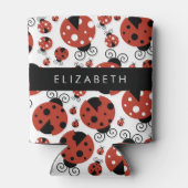 ラディバグのパターン,赤いラディバグ,あなたの名前 缶クーラー (裏面)