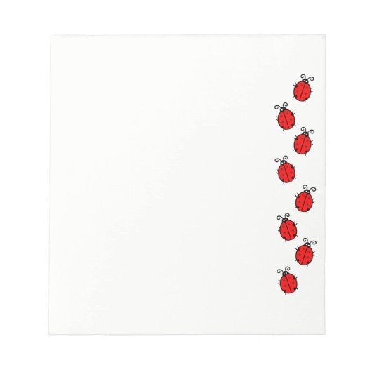 ラディバグのパレード ノートパッド (正面)