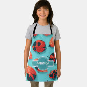 ラディバグのモザイクカラフルパタパーソナライズされたーン エプロン (インサイチュ)