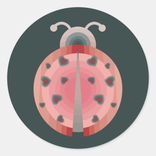 ラディバグの愛 ラウンドシール (正面)