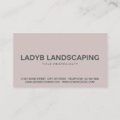 ラディバグの愛 名刺 (裏面)