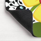 ラディバグの白黒水玉模様 マウスパッド (コーナー)