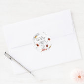 ラディバグの誕生日パ感謝していーティー ラウンドシール (封筒)