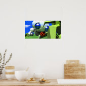 ラディバグを見つめながら歩く ポスター (キッチン)