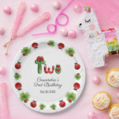 ラディバグアルファベットレターキッズ2nd誕生日へようこそ ペーパープレート (パーティー)