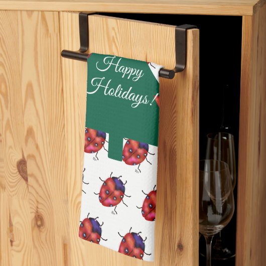 ラディバグアート キッチンタオル (三つ折り)