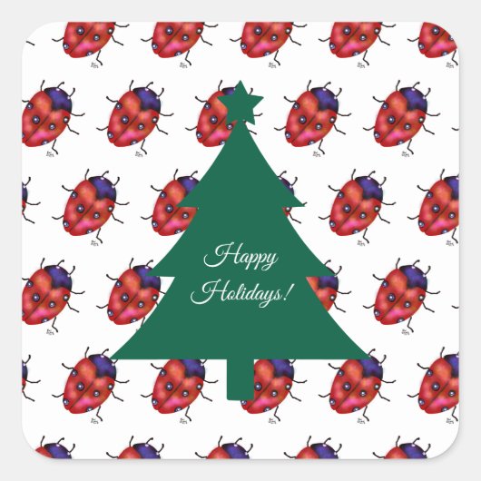 ラディバグアート スクエアシール (正面)