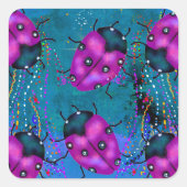 ラディバグアート スクエアシール (正面)