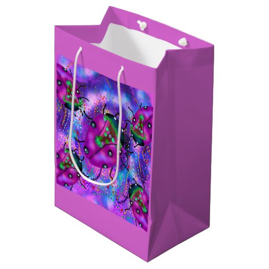 ラディバグアート ミディアムペーパーバッグ (正面アングル)