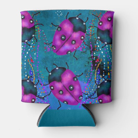 ラディバグアート 缶クーラー (正面)