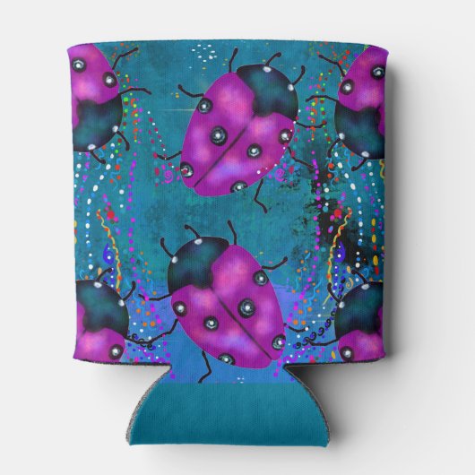 ラディバグアート 缶クーラー (裏面)