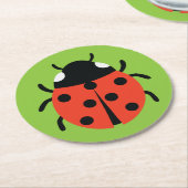 ラディバグイラストレーション ラウンドペーパーコースター (アングル)