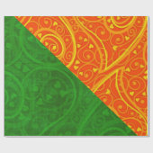 ラディバグウィムジー3Dフォークアート2 ラッピングペーパー (フラット)