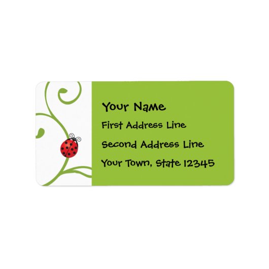 ラディバグオンつる植物 ラベル (正面)