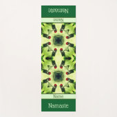 ラディバグオンドッグウッド抽象芸術パーソナライズされた自然 ヨガマット (正面)