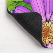 ラディバグオンパープルデイジー マウスパッド (コーナー)